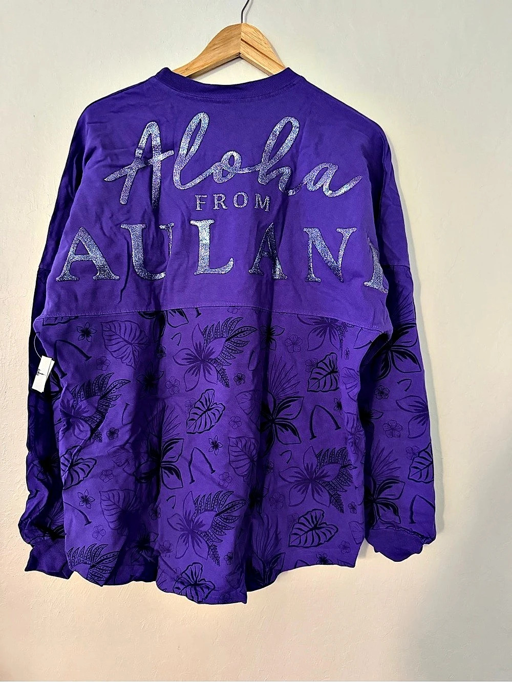 Spirit Jersey Disney Resort & Spa Aulani Spirit Jersey Floral Purple Size Medium